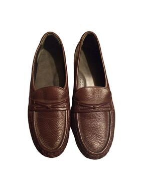 SAS Leather Teipad Slip-on Comfort Brown Shoe Size 9